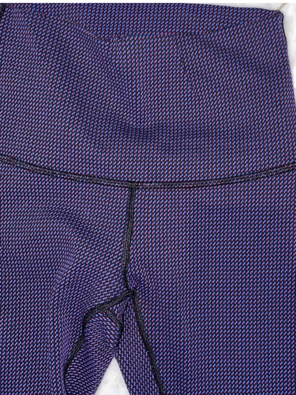 lululemon Purple Textured High-Waist Leggings